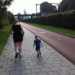 Moeder loopt hard met dochter