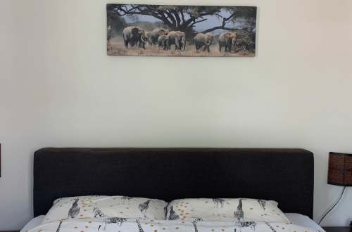 Vakantiefoto op canvas
