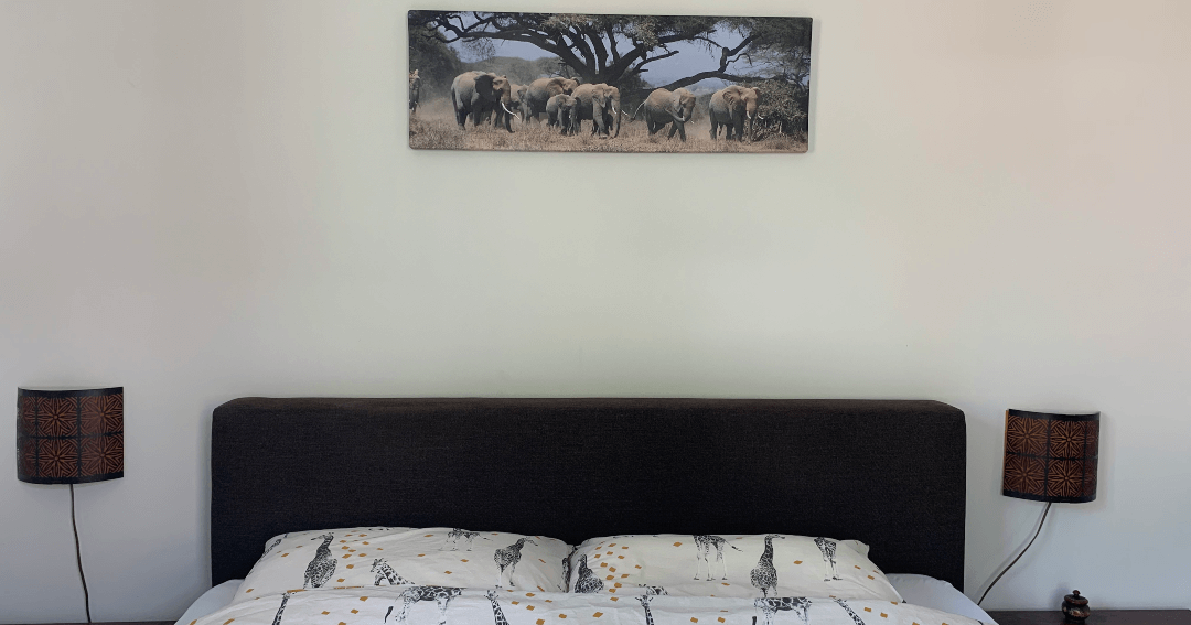 Vakantiefoto op canvas
