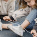 kinderschoenen met veters