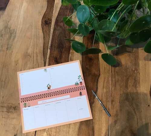 Weekplanner Houseplants