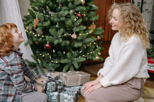 kerst met het gezin