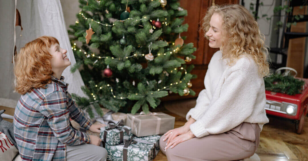 kerst met het gezin